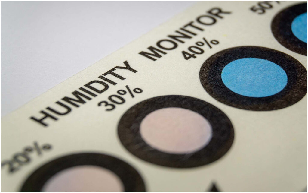 humidity indicator card