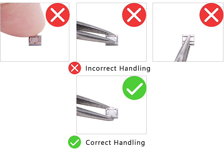 3W High Power SMD LED Blue Handling