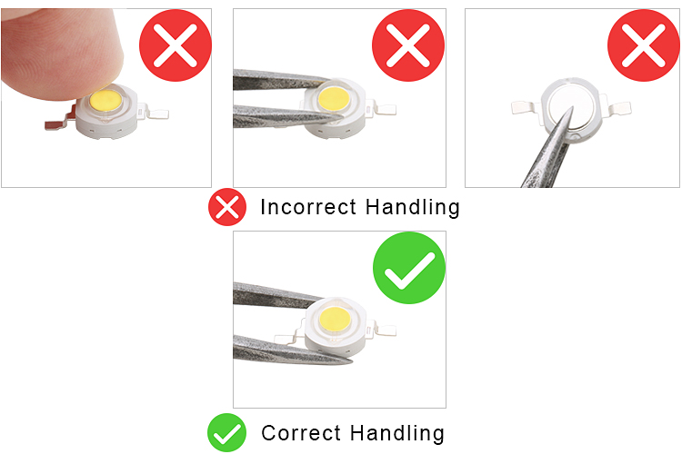 Cool White LED Chip Handling